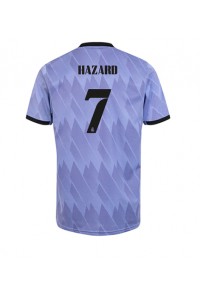 Real Madrid Eden Hazard #7 Voetbaltruitje Uit tenue 2022-23 Korte Mouw